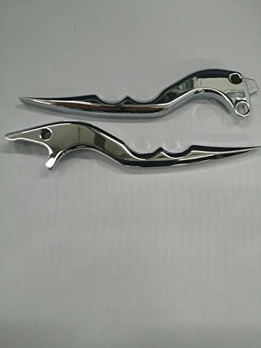 Chrome Plated Dagger Levers for Suzuki Hayabusa Grips ALL THINGS CHROME CHMBUSADGRLVRS
