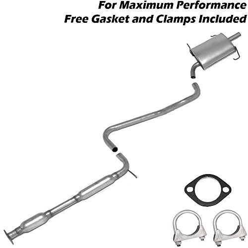 1998-2000 Altima 2.4L Fed Emissions muffler resonator exhaust cat back kit Cat-Back Systems North Eastern Exhaust exh382p2t4b