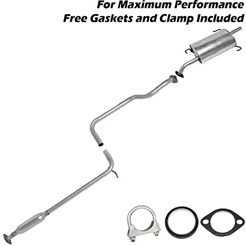 1997-1999 Nissan Sentra 1.6L Sedan Fed Em muffler resonator exhaust cat back kit Cat-Back Systems North Eastern Exhaust exh394p2t4a