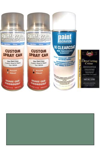 2014 Lamborghini All Models Pearl Flue Green Tricoat 0077 Touch Up Paint Spray Can Kit - Original Factory OEM Automotive Paint - Color Match Guaranteed Touchup Paint PaintScratch Automotive Touch Up Paint 9186st-5-spt
