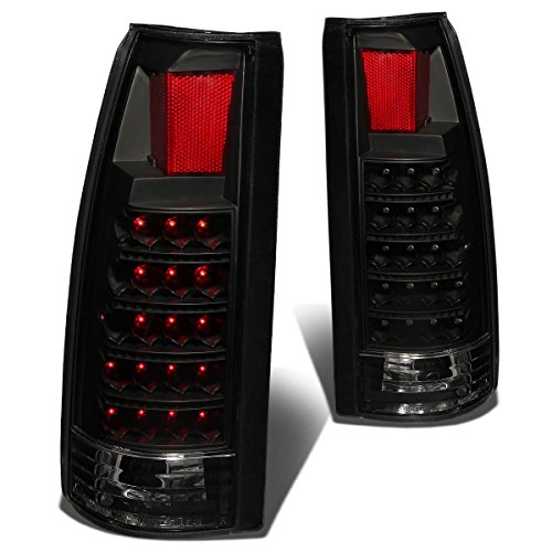 Brake & Tail Light Assemblies Auto Dynasty AD-TL-C10-LED-BK-CL