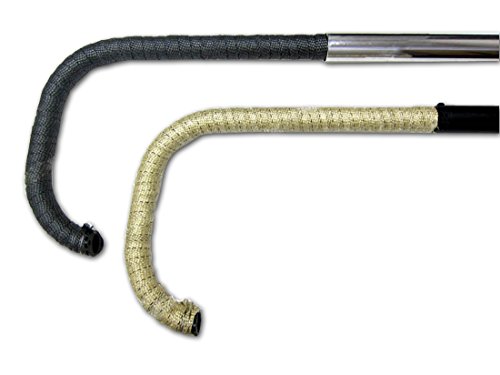 Phantom Bikes 4-Stroke Long Shot Extended Exhaust Muffler Pipe (Black with Tan Wrap) Engine Kits Phantom Bikes PB-EXTMFFLR-4