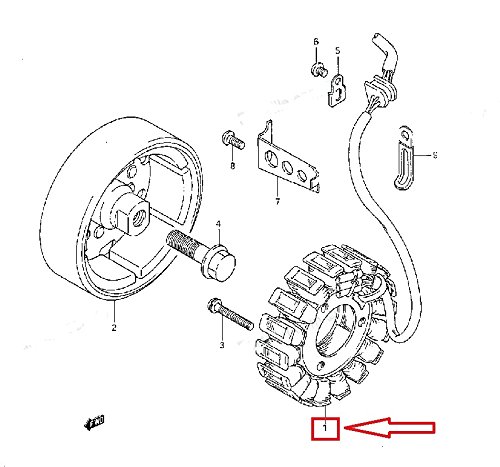 Stators Suzuki 31401-47021