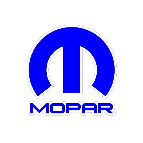 Bumper Stickers, Decals & Magnets Signs By Woody #MOPAR blue& white small-2014