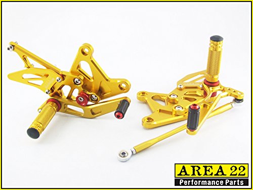 Rearsets Area 22 Performance Parts A22.RS.K60506.Gold