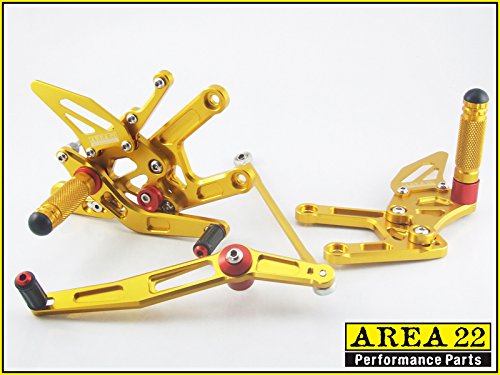 Rearsets Area 22 Performance Parts A22.RS.Y60614.Gold