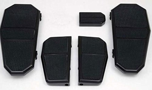 Belt Drives Ltd Ultimate Driver Floorboards - Black - Horizontal Slots GMA-FB-100B Foot Pegs Belt Drives GMA-FB-100B