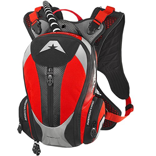 American Kargo Turbo 2L Hydration Pack - Red 3519-0008 Tank Bags American Kargo 35190008