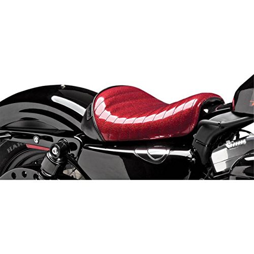 Le Pera Bare Bones Solo Seat - Pleated Red Metalflake LC-006RMFPT Complete Seats Lepera LC-006RMFPT