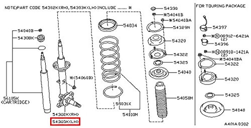 Shocks & Struts Infiniti 54303-3H926