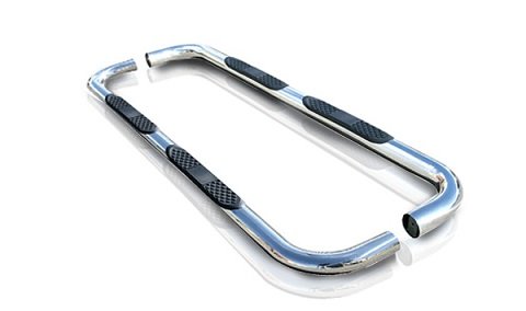 Dodge Ram 1500 Crewcab Stainless Steel Chrome 3'' Round Side Steps Categories 707 Motoring SS707136