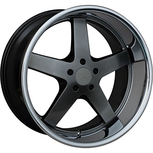 XXR 968 17 Hyperblack Wheel / Rim 5x100 with a 20mm Offset and a 73.1 Hub Bore. Partnumber 96879932C Car XXR 96879932C