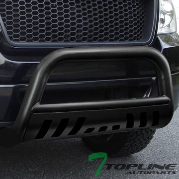 HAMMERED BLK HD BULL BAR BRUSH PUSH BUMPER GRILLE GUARD 07-14 TOYOTA FJ CRUISER Bumper Guards Topline_autopart bghd-fj07-sb-001
