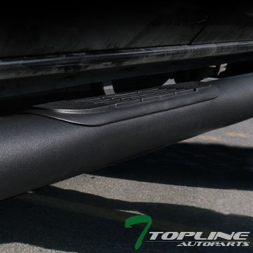3 MATTE BLACK HEAVY DUTY SIDE STEP NERF BARS RUNNING BOARDS 02-05 FORD EXPLORER Nerf Bars Topline_autopart sbhd-expl024d-mb-001