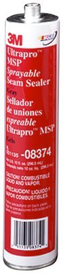 3M(TM) MSP Sprayable Seam Sealer, 08374, Gray, 10.5 fl oz Cartridge, 6 per case Sealers 3M 08374