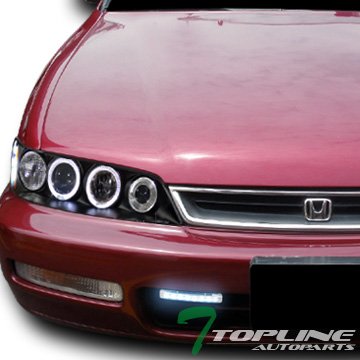 Headlight Assemblies Topline_autopart hlpjy-acc94hled1pc-ab+fl-8led-001