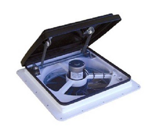 RV Trailer Camper Hardware Powered Vent With Thermostat MAXXAIR Appliances Maxxair 00-04000K