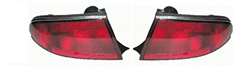 Fits 97 - 05 Buick Century Taillight Pair Set NEW Taillamp Rear Tail Lights Not OEM, Aftermarket Replacement Replacement for 19149890 & 19149889