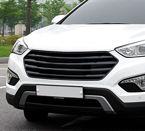 MORRIS CLUB Front Radiator Hood Tuning Grill 1-pc For 13 14 Hyundai Santa Fe 6/7 PASSENGER : Maxcruz (M8S - Silver) Visor Accessories Santa Fe 6/7 PASSENGER : Maxcruz(13 ~ 14) 249