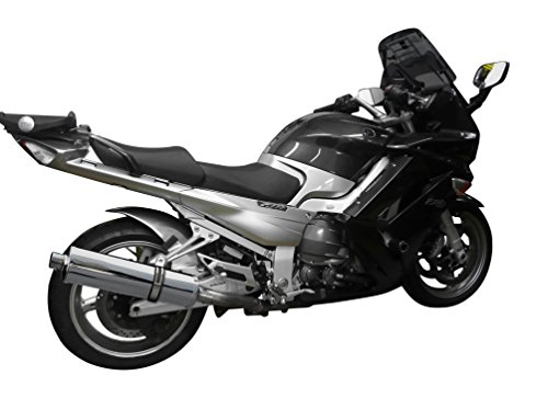 Delkevic US KIT0760 Yamaha FJR1300 18 Oval Stainless Steel Silencer Straight Outlet Mufflers Delkevic KIT0760