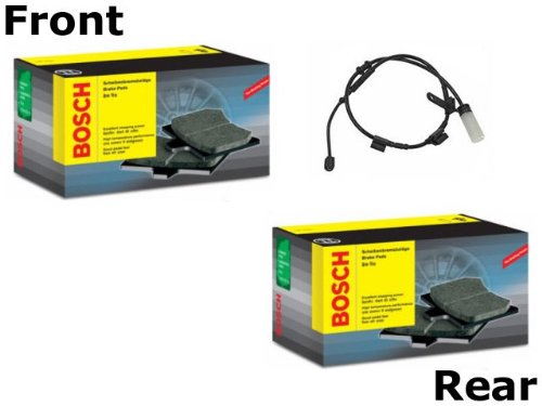 BMW Mini (03-06 -JCW) Brake Pad KIT Front+Rear BOSCH Pads+Sensors Brake Pads Bosch 72348989005