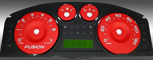 US Speedo FUS065 - Daytona Edition Gauge Faces - Red / Green Night - All Models - for: Ford Fusion Dash Accents US Speedo FUS065