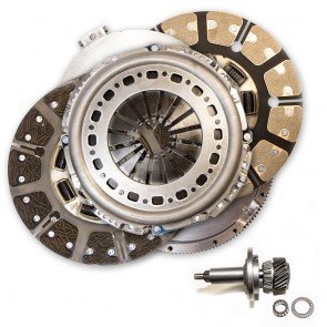 South Bend SFI Competition Dual Disc Clutch Kit W/ ISK1.375, 94-04 Dodge 5.9L Diesel, NV4500 Transmission DDC36005K Complete Clutch Sets South Bend Clutch DDC36005K-Dodge