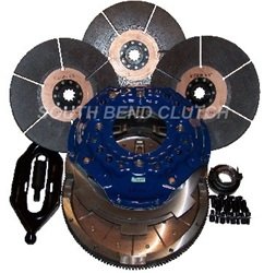 South Bend SFI Competition Triple Disc Clutch Kit W/ ISK1.375, 94-04 Dodge 5.9L Diesel, NV4500 Transmission DDDCOMP5 Complete Clutch Sets South Bend Clutch DDDCOMP5-Dodge