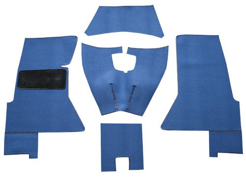 1958 Chevrolet Corvette Complete Foam Back Factory Fit Carpet (D-4 Blue) Flooring & Carpeting Factory Fit - ACC 19623-330-1339