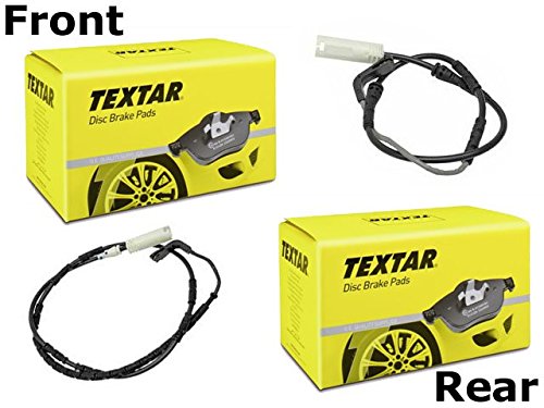 BMW e90 335 (07-09) Brake Pad KIT Front+Rear TEXTAR Pads+Sensors+Clips Brake Pads Textar 32541518610