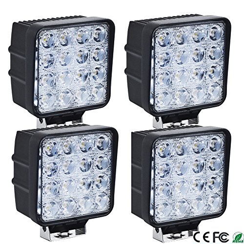 LED & Neon Lights EVERGROW LED-CAR-48W-SPOT-SQ-4P