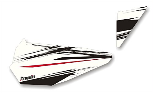 Dragonfire White Lightning Door Panel Graphics For Polaris RZR XP 1000 07-1104 Decals Dragonfire Racing 07-1104