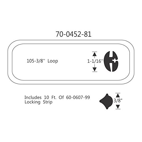 Weather Stripping Steele Rubber Products 70-0452-81