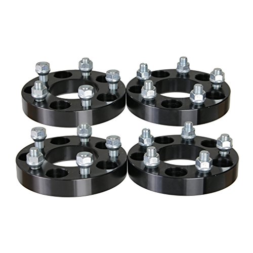 4pc 1.25 Spacers | 5x120.65 (5x4.75) to 5x114.3 (5x4.5) | Black Wheel Adapters with 12x1.5 studs Spacers Precision European Motorwerks 4x-32mm-5120.65>5114.3-73-BK