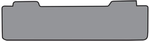 2005-2006 GMC Sierra 2500 HD 1pc 2nd Row Floor Mat - 801 Black / #68 GMC Custom Fit Factory Fit - ACC 22491-160-1085364100