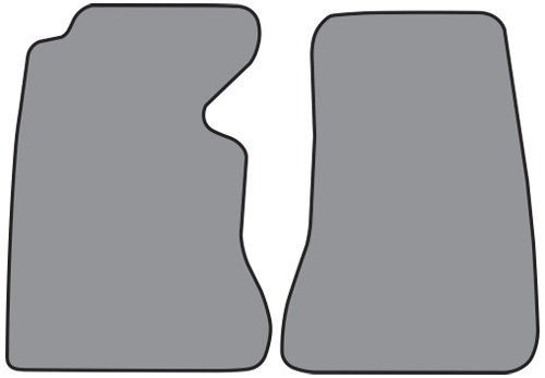 1953-1955 Chevrolet Corvette 2pc Complete Floor Mats - E-156 Beige Floor Mats Factory Fit - ACC 9211-220-1217000000