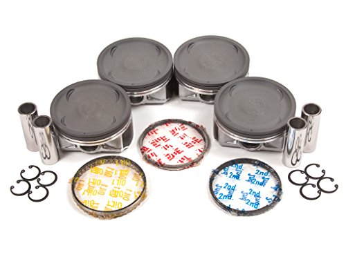Evergreen PA99013.STD 04-13 Subaru Impreza WRX Legacy Outback 2.5L DOHC EJ255 EJ257 Engine Piston Set (Standard Size) Cast Evergreen Parts And Components PA99013
