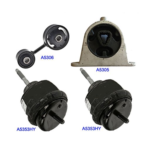 Fits: 2007-2008 Chrysler Pacifica 3.8L Engine Motor & Trans. Mount Set 4PCS. 07 08 A5306 A5305 A5353HY A5353HY Engine Mounts Motor Max A5306 A5305 A5353HY A5353HY
