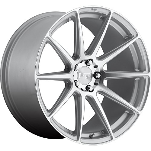 Niche Essen 19 Silver Wheel / Rim 5x120 with a 35mm Offset and a 72.6 Hub Bore. Partnumber M146198521+35 Car Niche M146198521+35