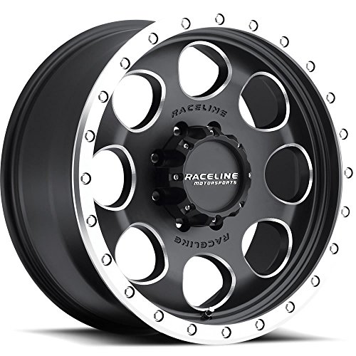 Raceline Havoc 20 Black Machined Wheel / Rim 6x5.5 with a 18mm Offset and a 106.1 Hub Bore. Partnumber 925D-29060+18 Car Raceline 925D-29060+18