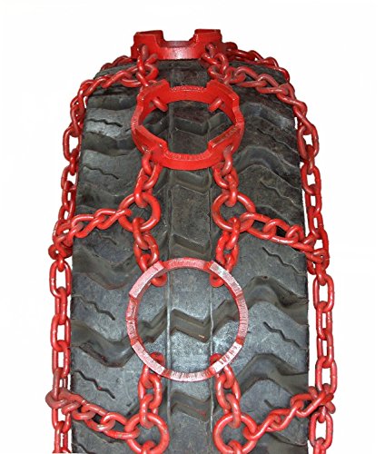 Quality Chain Skidder Carbon Ring Forestry Tire Chains (16mm) (RC245-16) Industrial & Off-the-Road (OTR) Quality Chain RC245-16