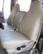 Durafit Covers.FD12-V2 Ford F250 XCab Front and Back Set Seat Covers. <br>Front 40/20/40 Split Seat with Pointed Molded Headrests and Opening Center Console.<br>Rear Solid Bench Seat with Integrated Solid Armrest and tabs for drink tray mounting on seat .Gray Automotive Velour. Accessories Durafit Seat Covers FD11-L3