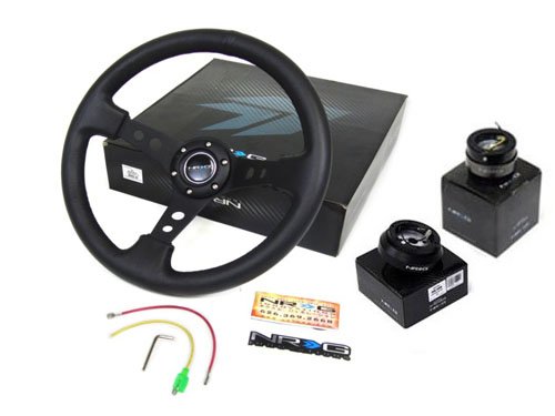 Steering System AutoGrimmig NRG-SRK-121H+NRG-ST-006BK+NRG-SRK-200SBK