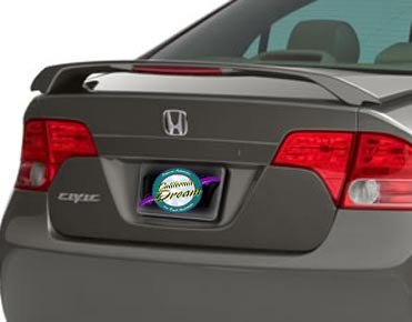 2006 2007 2008 2009 2010 2011 Honda Civic 4dr Factory Style Spoiler (Galaxy Gray Metallic NH701M) Body Spoiler Authority SA-R-726L