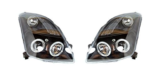 Suzuki Swift 2008-2010 Headlight Halo LED L.E.D. Projector Lamps Headlight Assemblies Suzuki Mtec-002-513