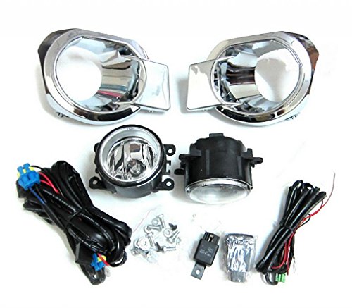 Alai#0001 - Fog Lamp Spot Light Ford Ranger Chorme Bracket Surrond Bulbs DLAA AL-002-0034