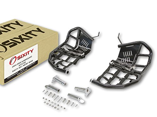 2004-2009 Kawasaki KFX700 Nerf Bar Black RX1 Black Net Foot Peg Pro ud Nerf Bars Sixity 4005105970