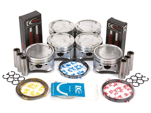 Evergreen PSBR5017/0/1/1 94-96 Mitsubishi Montero 3.5L DOHC 6G74 Engine Piston Set Main Rod Bearings Cast Evergreen Parts And Components PA55017