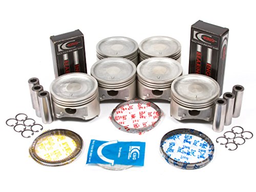 Evergreen PSBR5018/0/1/1 97-04 Mitsubishi Diamante Montero Sport 6G74 Engine Piston Set Main Rod Bearings Cast Evergreen Parts And Components PA55018