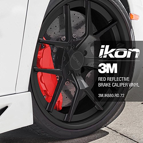 3M Series IK680 Reflective Brake Caliper Vinyl - Red - 3M IK680 - 10ft x 2ft (20 sq/ft) (96 x 24) Decals 3M 3M.IK680RD.72.24.10